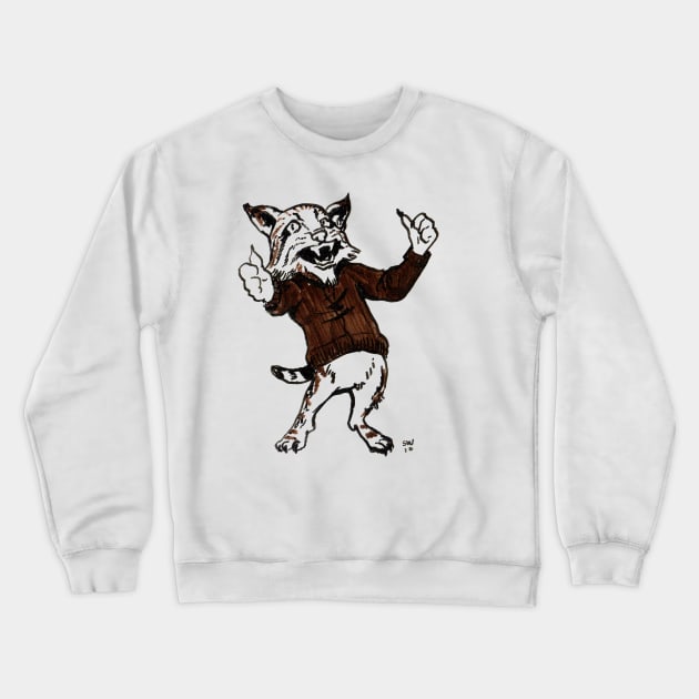 BobCat Crewneck Sweatshirt by CoolCharacters